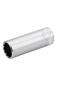 Hylsa 1/4" 12-Kant Lång 10 Mm
