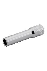 Hylsa 1/4" 12-Kant Lång 1/2"