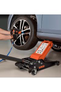 Domkraft 1,5 T, extra låg ingångshöjd + extra lång räckvidd, Bahco