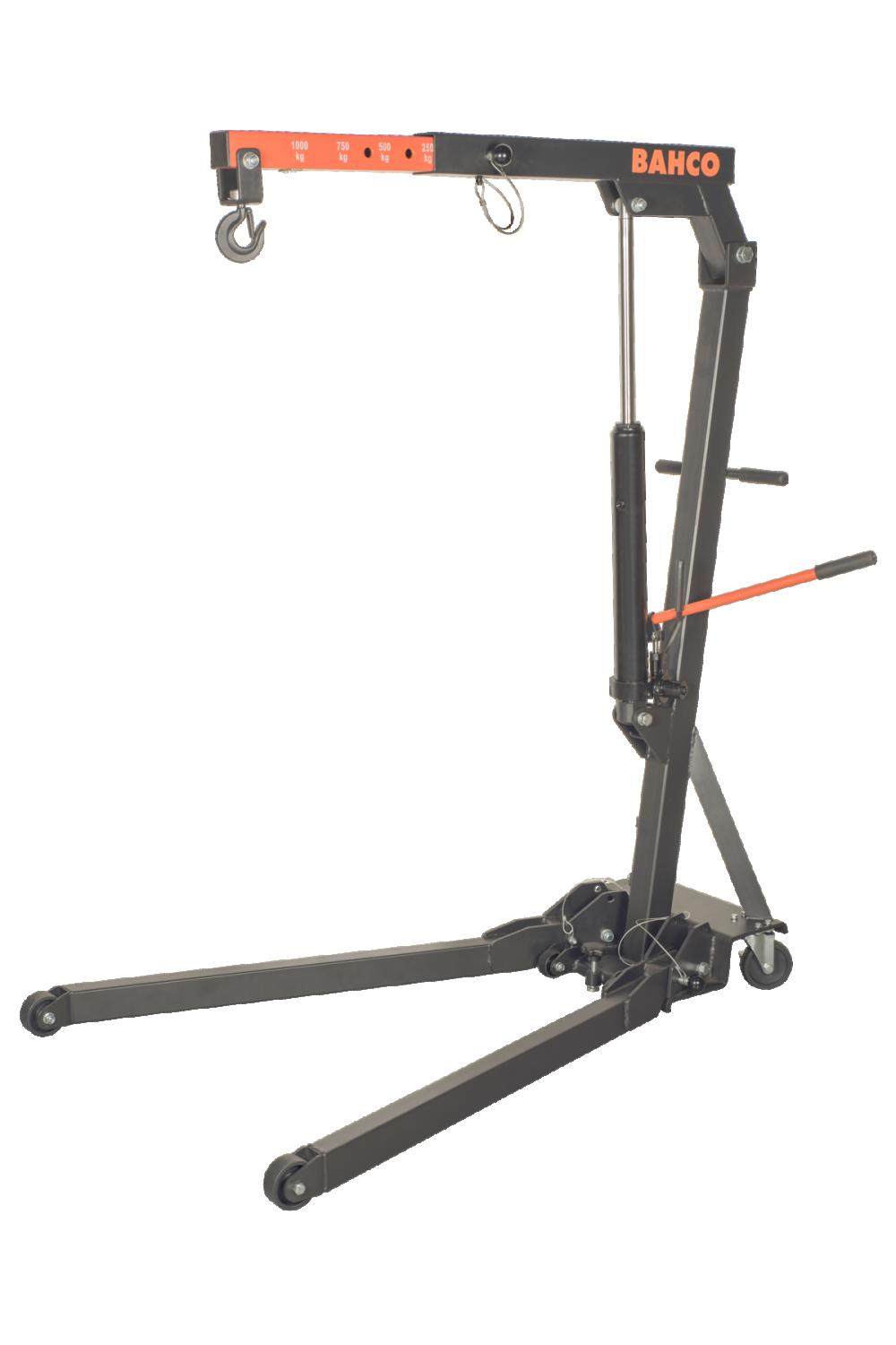 Ihopfällbar verkstadskran, 1 ton, Bahco