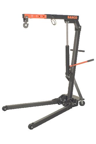 Ihopfällbar verkstadskran, 1 ton, Bahco