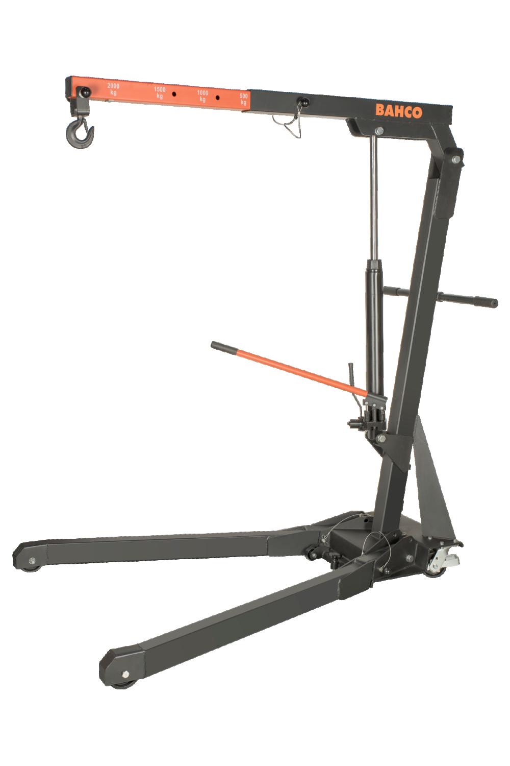 Ihopfällbar verkstadskran, 2 ton, Bahco