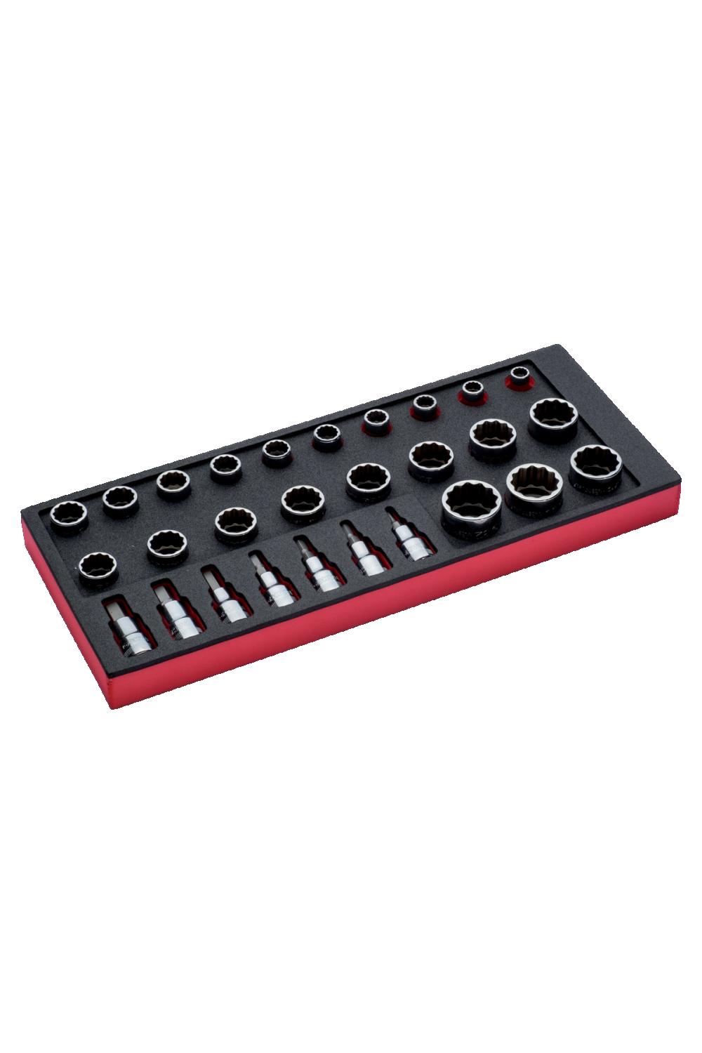 INLÄGG HYLSOR 1/2 28 DELAR 1/