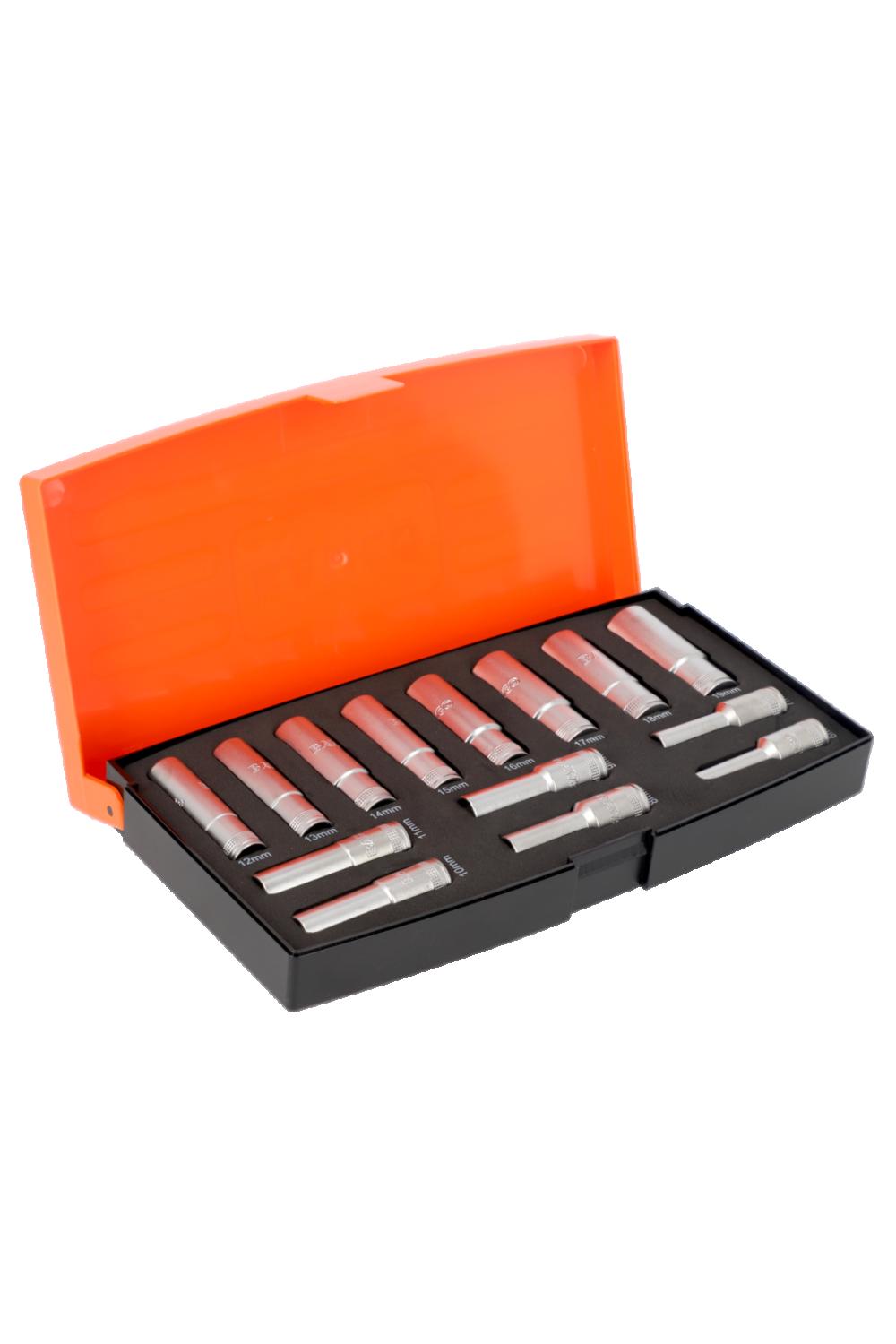 HYLSSATS 3/8" 14 LÅNGA HYLSOR