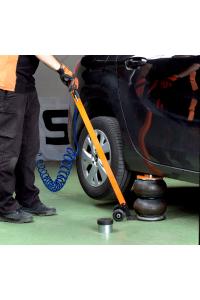 Tvåstegs tryckluftsdomkraft, långt handtag, 2 T, Bahco