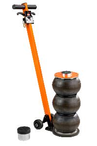 Trestegs tryckluftsdomkraft, långt handtag, 2 T, Bahco