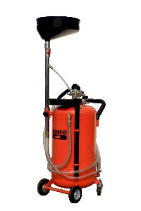 Spilloljeuppsamlare med sugfunktion, 90 liter