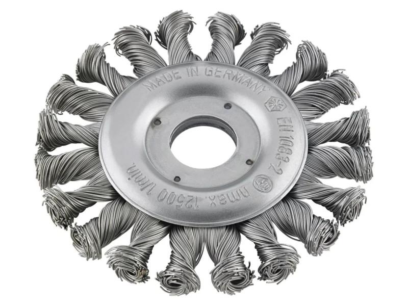 Cirkulärborste Virad, höger/vänster, 125mm, rostfri, Format