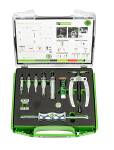 Lageravdragare 10-delar med mothåll & glidhammare Ø 8-40 mm K-22-A-M