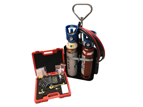 Komplett gassvetsutrust inkl. 11L gasflaskor