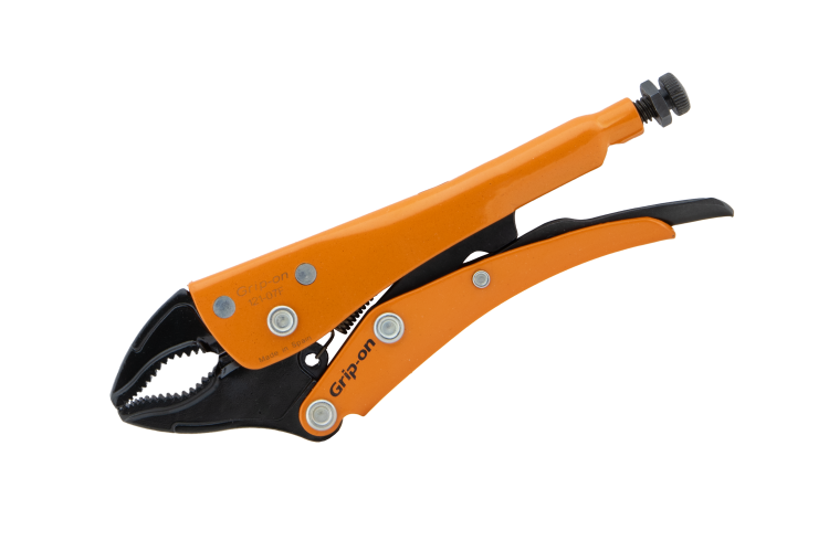 GRIP-ON Svetstång 121, Böjda räfflade käftar med avbitare (0-42 mm)