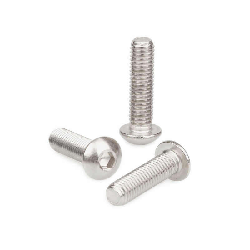 Kullrig insexskruv K6S M6x16 A4