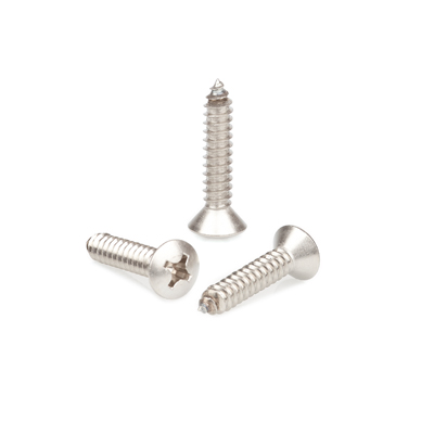 Kullerförsänkt kryssplåtskruv KFxS ST5.5x19 A4 POZI