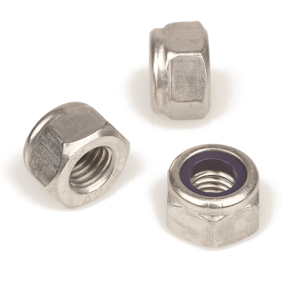 Hög nylonlåsmutter LM6MH M16 A4 HÖG