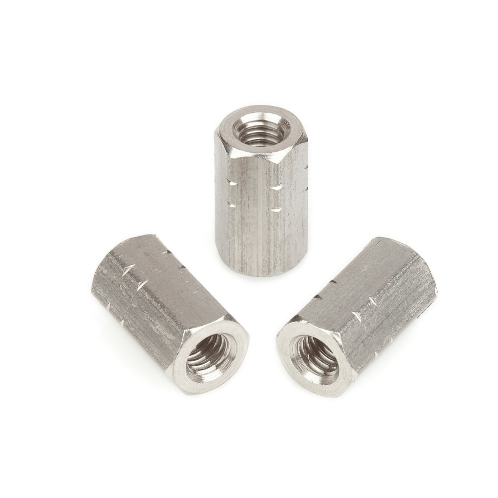 Sexkant skarvmutter M6MH M10x30 A4