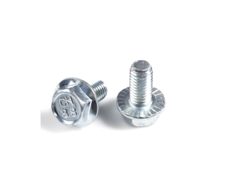 Sexkantskruv, tandad fläns M6SFT M10x45 8.8 FZB