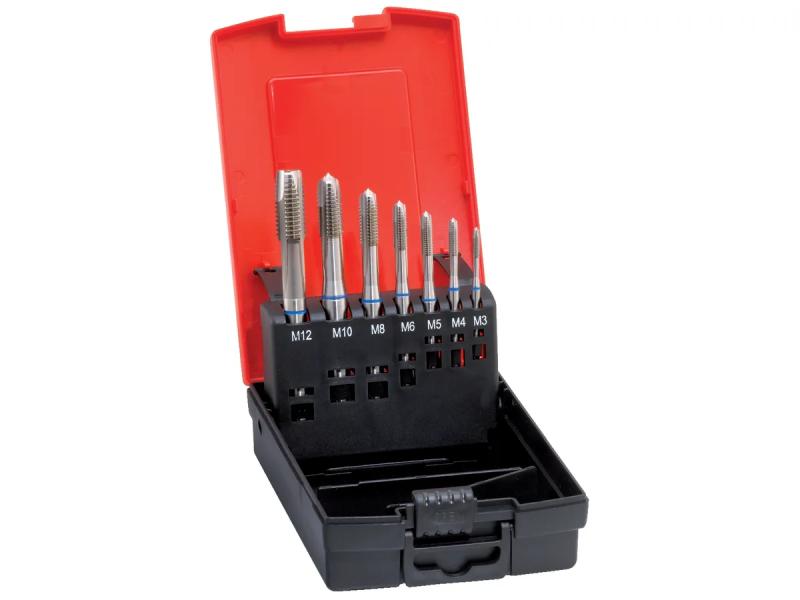 Maskingängtappsats HSS-E, DIN371/376, typ VA, M3-M12, rak, FORMAT