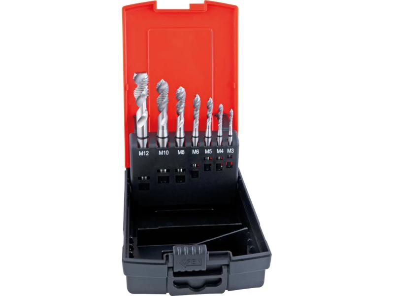 Maskingängtappsats HSS-E, DIN371/376, typ W, M3-M20, spiral, FORMAT