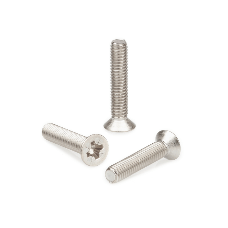 Försänkt krysspårskruv MFX M3x12 A4 POZI