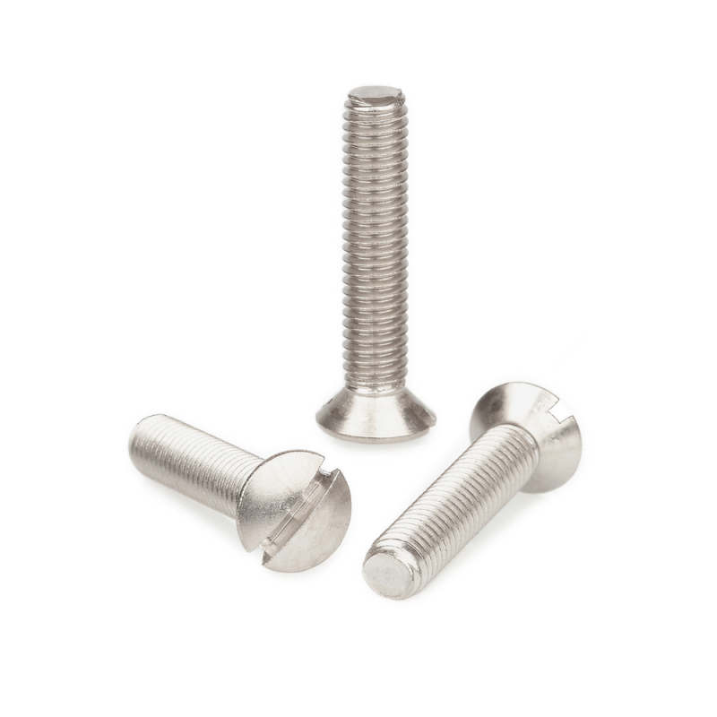 Kullerförsänkt spårskruv MKFS M3x20 A4