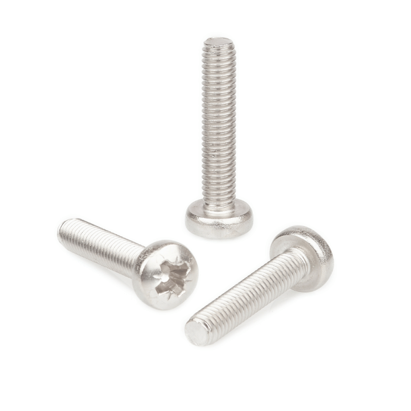 Kullrig maskinskruv, kryss MRX M3x6 A4 POZI