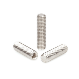 Stoppskruv, plan ände, P6SS M10x10 A4