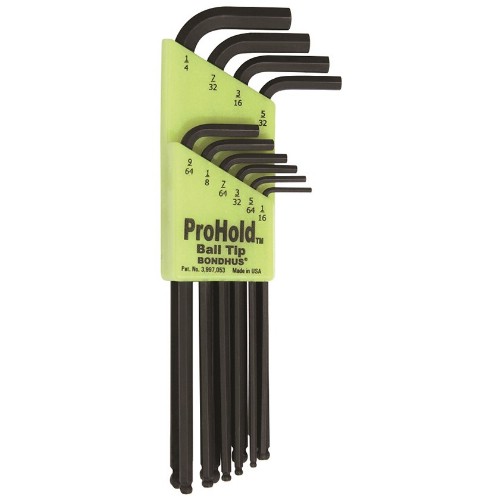 Insexnyckelsats ProHold® PBLX med kula, tum