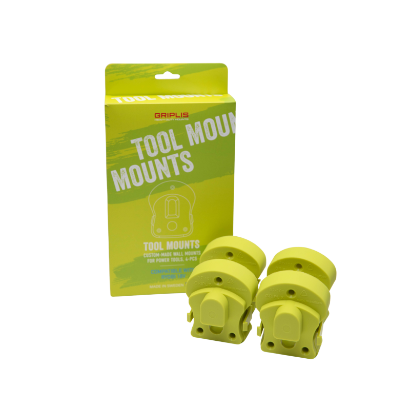 Maskinfäste Ryobi Kompatibel 18V 4-Pack, Griplis
