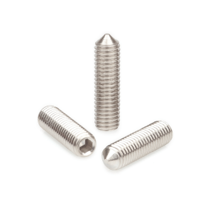 Stoppskruv, spetsig ände, S6SS M10x10 A4