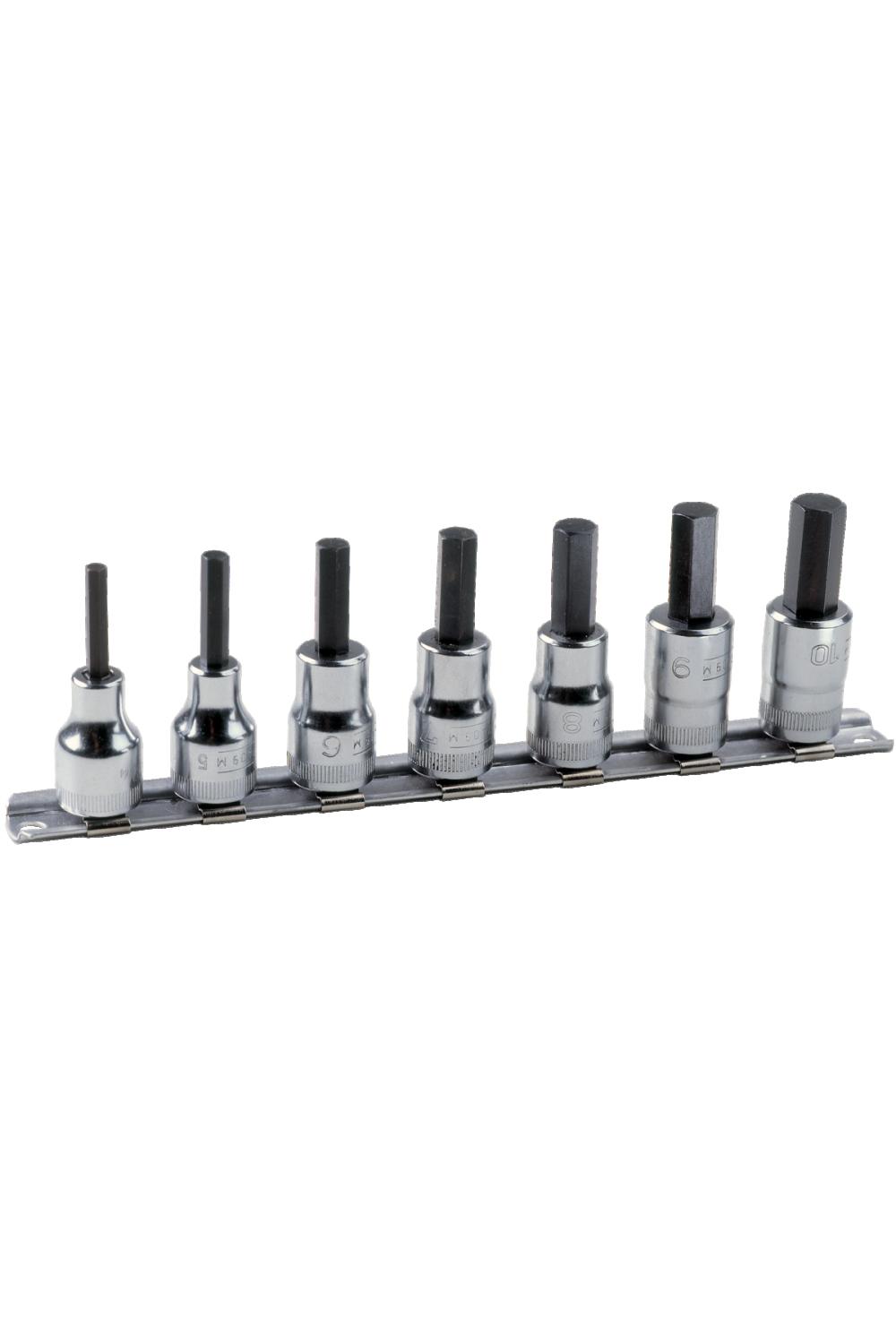 Bitshylssats 3/8" Insex 7 Del