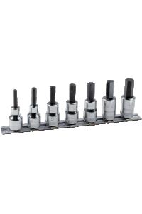 Bitshylssats 3/8" Insex 7 Del