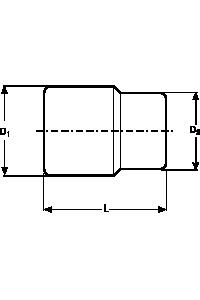 SEXKANTHYLSA 1/2" 10MM ROSTFR