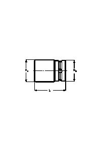 Adapter 3/8" För 10 Mm Bits