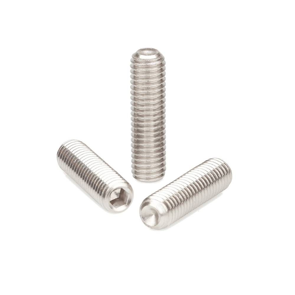 Stoppskruv med skålad ände, SK6SS M10x12 A4