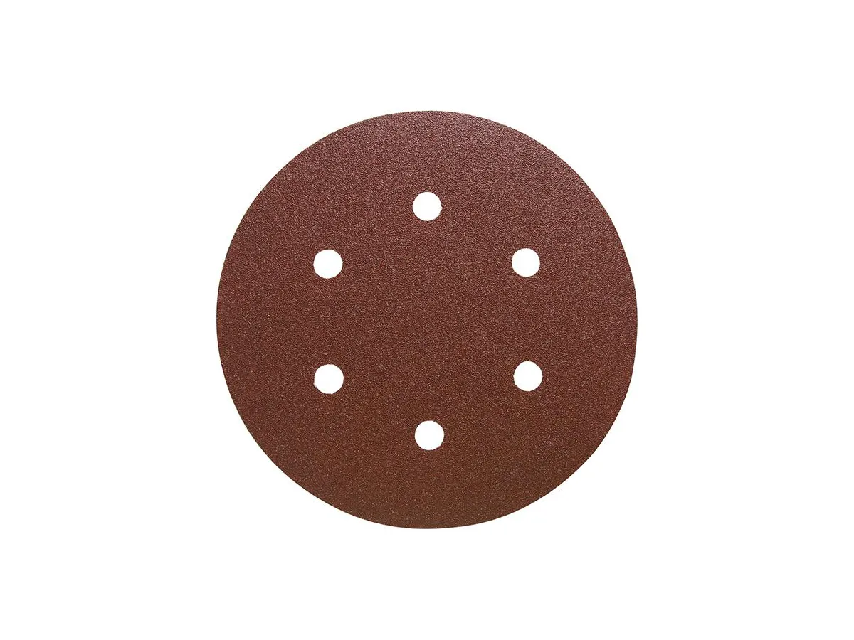 Slipark 150mm K100, kardborrfäste, 6 hål, Format