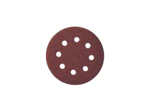 Slipark 125mm K100, kardborrfäste, 8 hål, Format