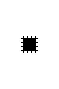 Fyrkantfil 10" Fin