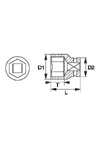 KRAFTHYLSA 3/4" 6-KANT 1"