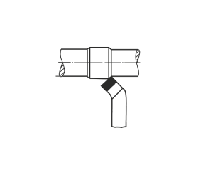 Svarvstål HM P25/P30 DIN4972 höger 32X32 WILKE