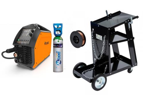 MIG-Svetspaket 160 A Inkl. vagn & gasflaska