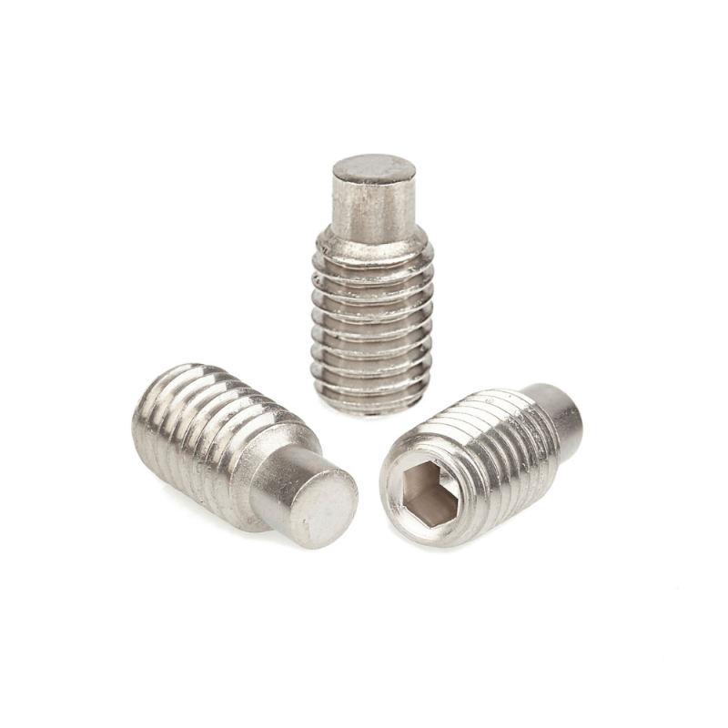 Stoppskruv med tapp, T6SS M6x25 A4