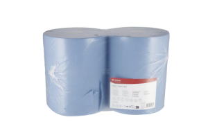 Torkpapper, 2-lager, Blå - 2 rullar/pack