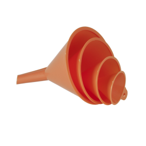 Trattsats, 4 delar, Ø 50, 75, 100, 120mm, av polyetylen