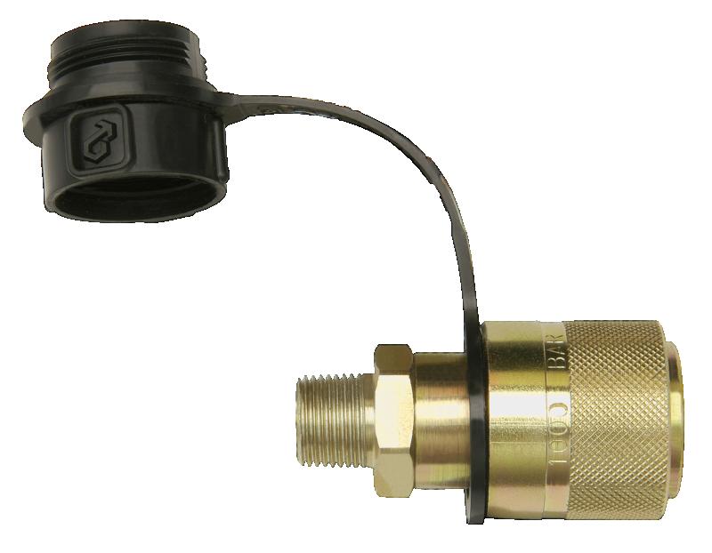 Snabbkoppling 3/8" NPT