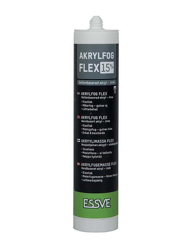 Akrylfog 15% FLEX Essve - LISTVIT 12-pack