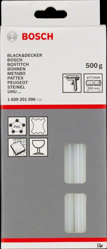 Limpatron TRANSPARENT 11x200 mm 500g för PLAST/GLAS/TEXTIL Bosch