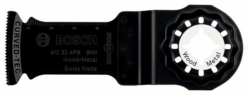 Instickssågblad TRÄ &amp; METALL Bosch AIZ 32 APB BIM Starlock