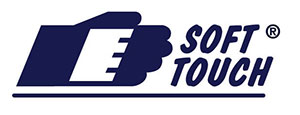 Soft touch logo