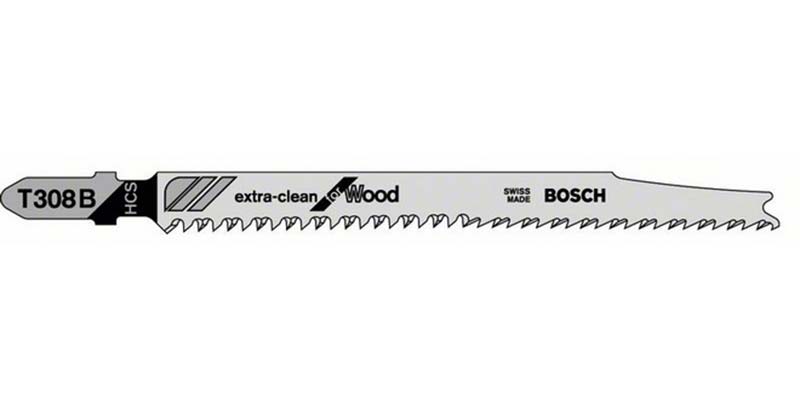 Sticksågsblad Bosch Extra-clean T308B för TRÄ 5-pack