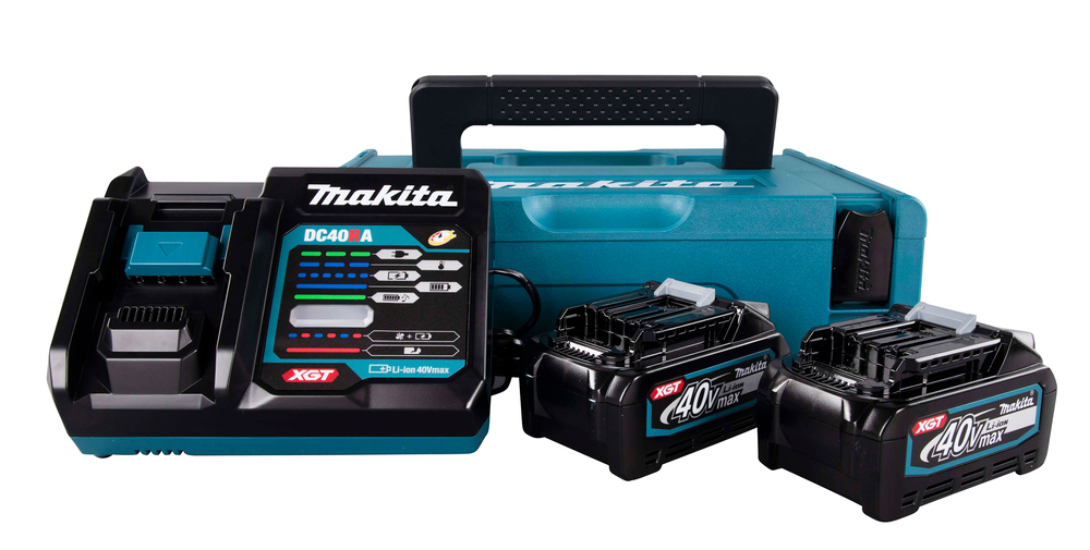 Makita Powerpack Laddpaket 40V (2x4,0Ah + laddare)